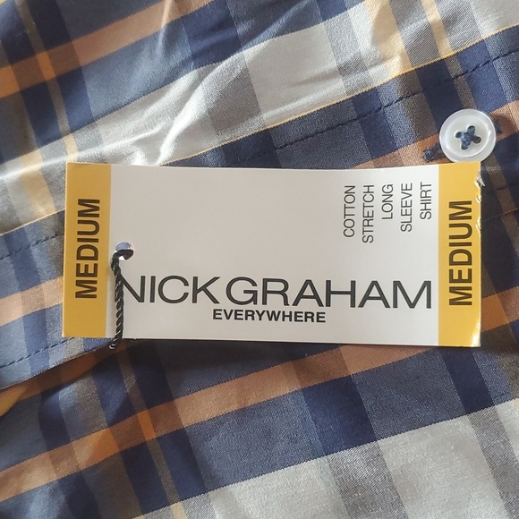 NWT Nick Graham Everywhere  long sleeve shirt size Medium - Picture 4 of 7
